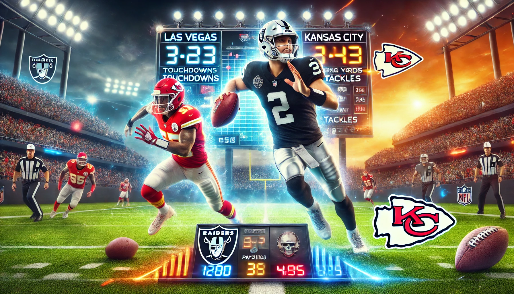 Las Vegas Raiders vs Kansas City Chiefs Match Player Stats