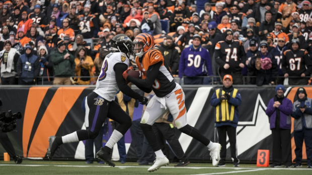 Bengals vs Baltimore Ravens Match Player Stats