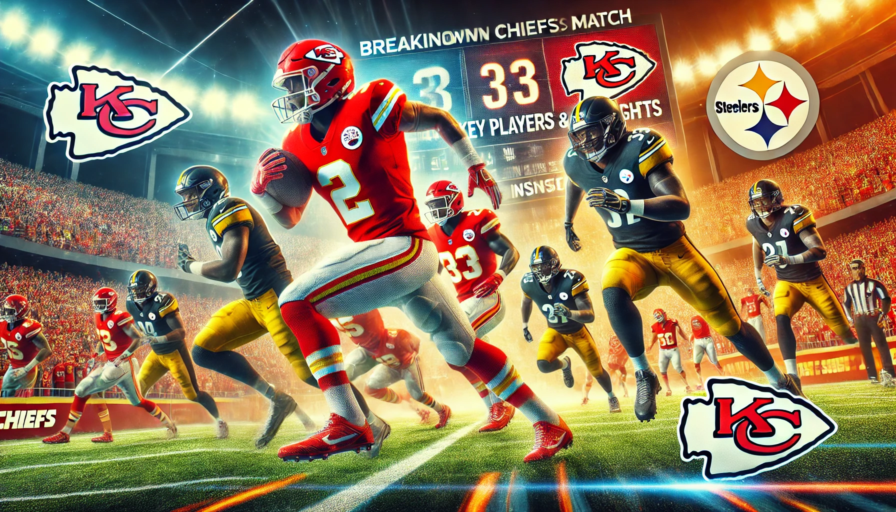 Kansas City Chiefs vs Steelers Match Player Stats