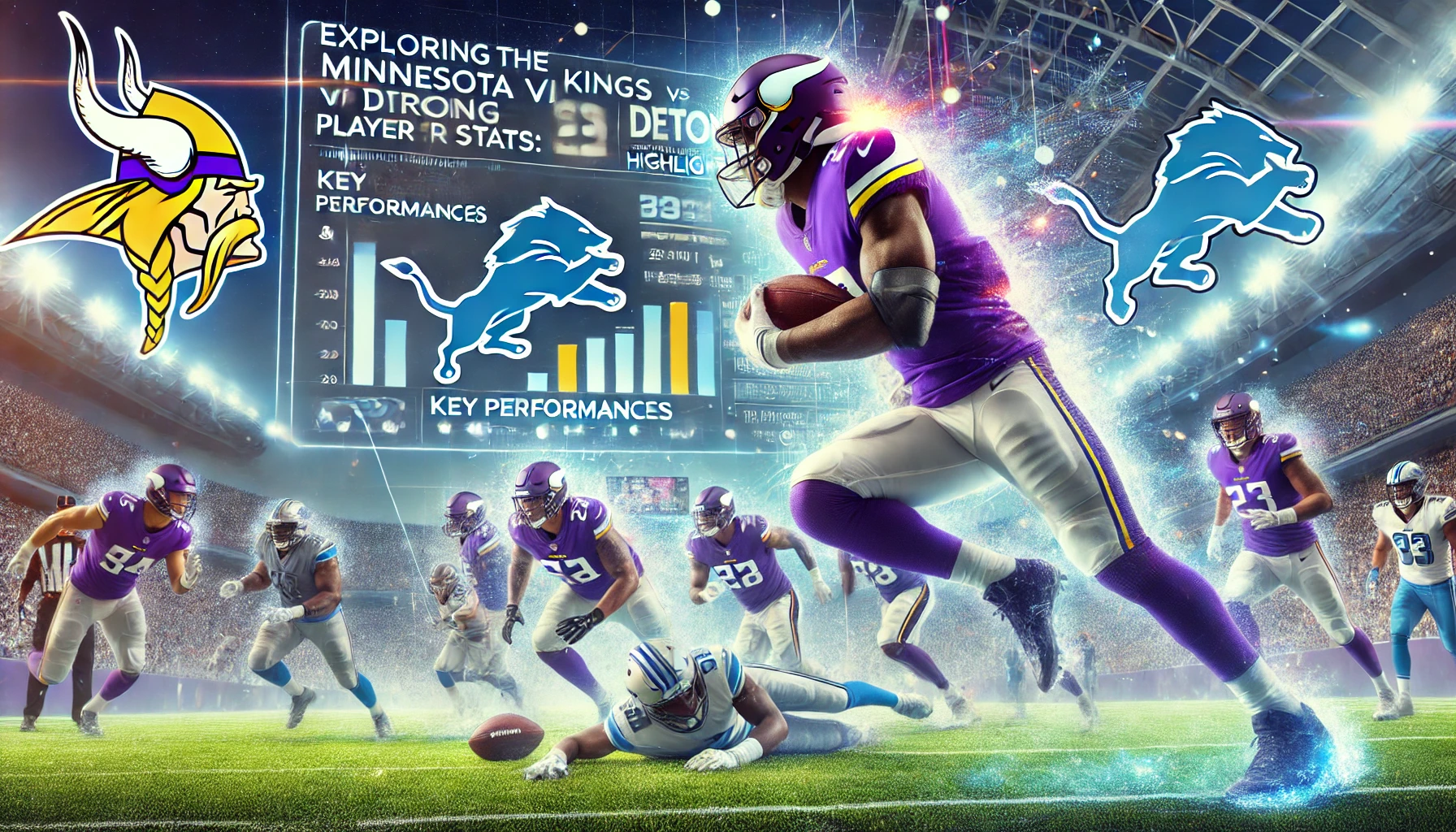 Minnesota Vikings vs Detroit Lions Match Player Stats