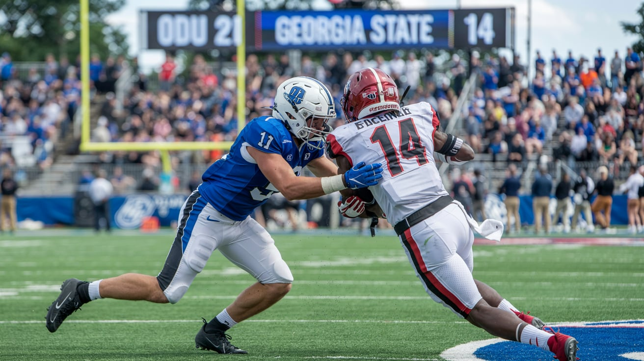 ODU Football vs Georgia State Football Match Player Stats