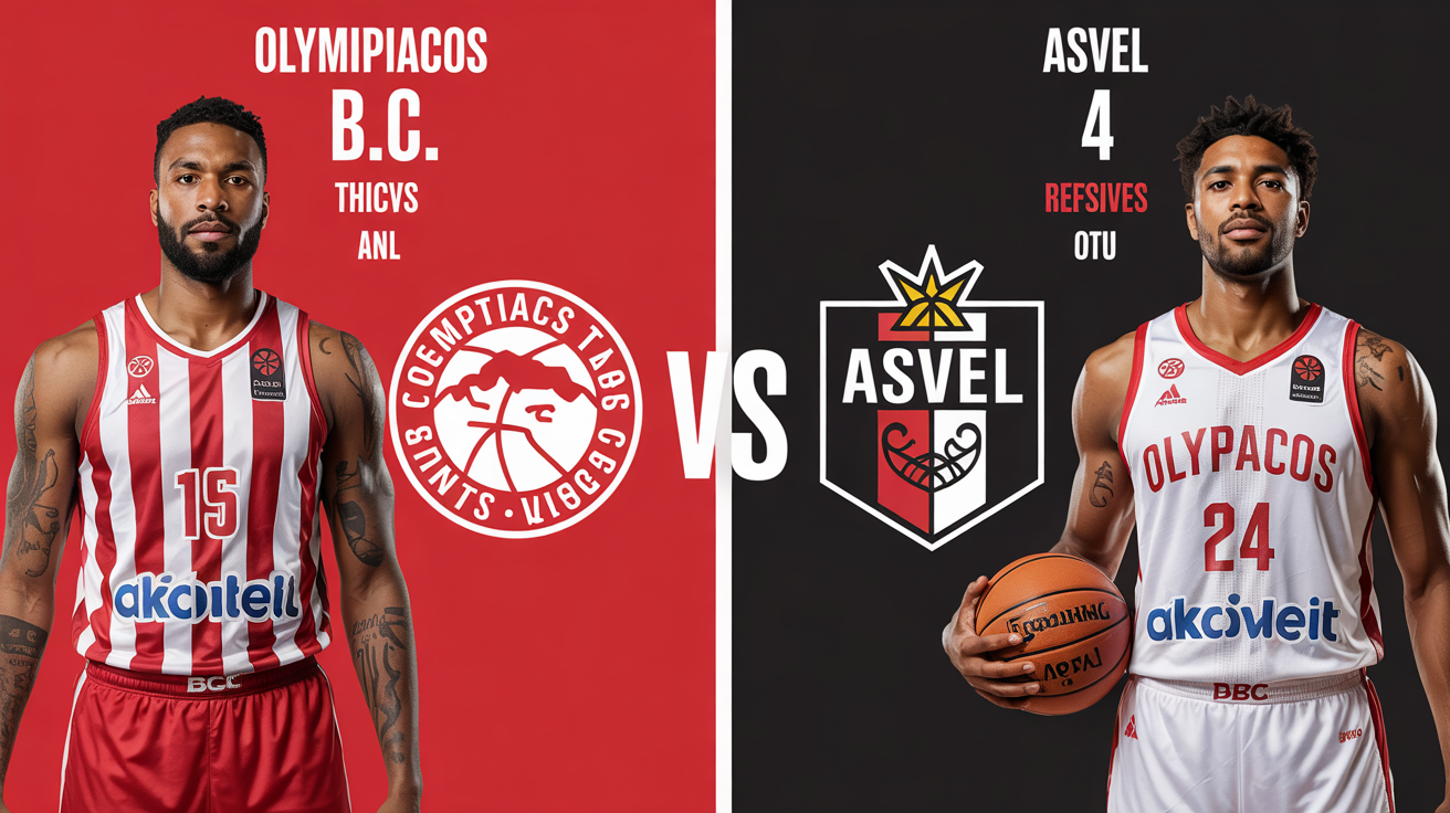 Olympiacos B.C. vs ASVEL Match Player Stats