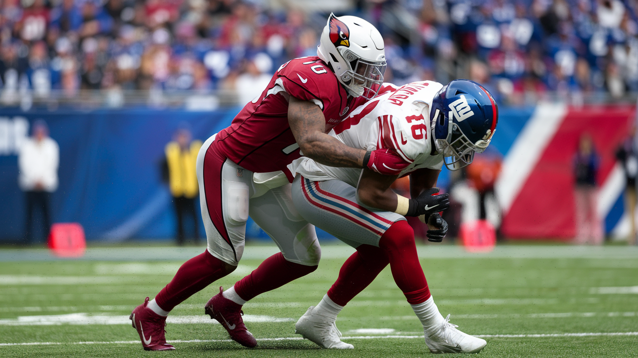 Arizona Cardinals vs New York Giants Match Player Stats