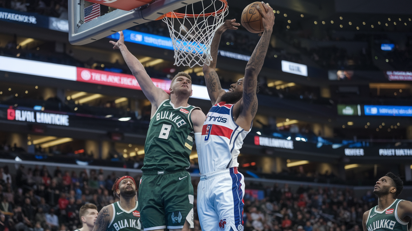 Washington Wizards vs Milwaukee Bucks Match Player Stats