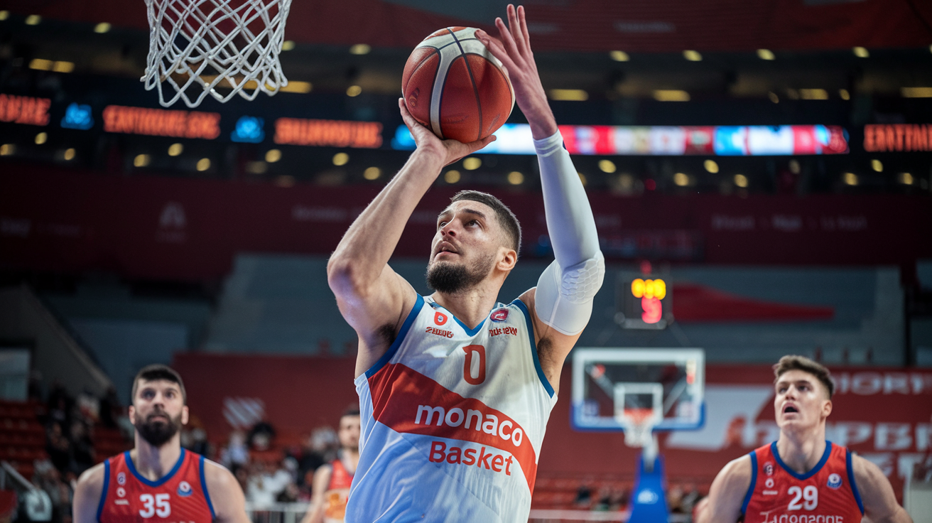 AS Monaco Basket vs ASVEL Match Player Stats