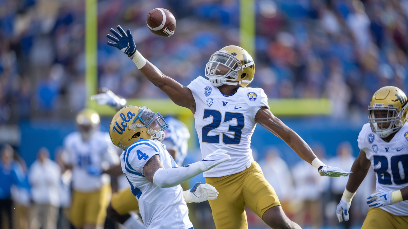 Washington Huskies Football vs UCLA Bruins Football Match Player Stats