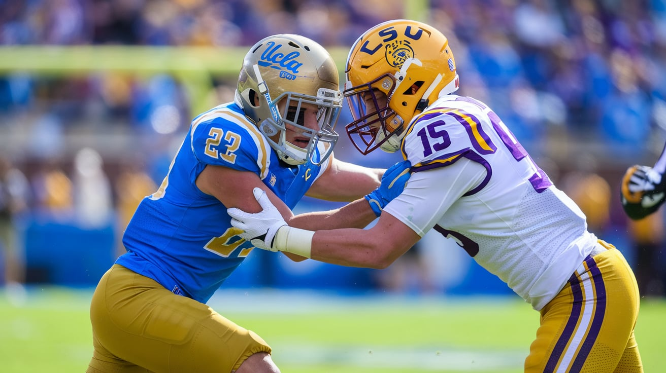 UCLA Bruins Football vs LSU Tigers Football Match Player Stats