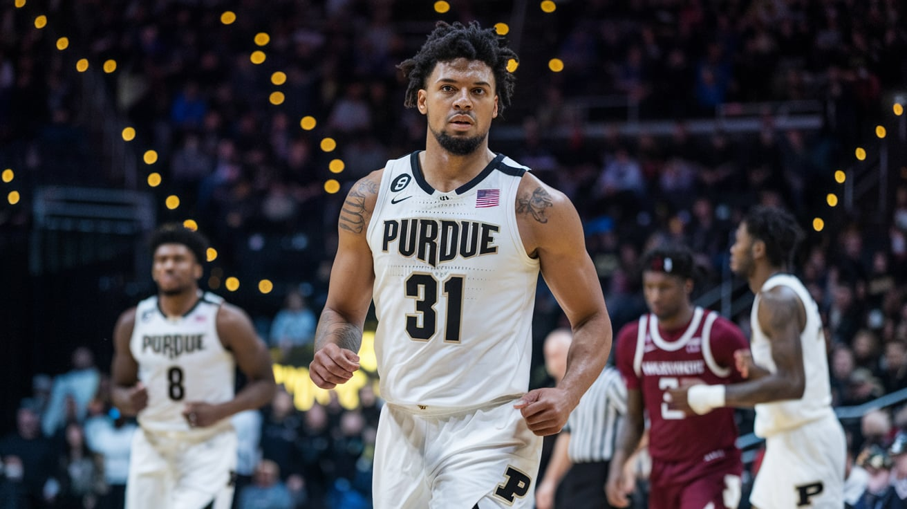 Purdue Boilermakers Men's Basketball vs Washington Basketball Match Player Stats
