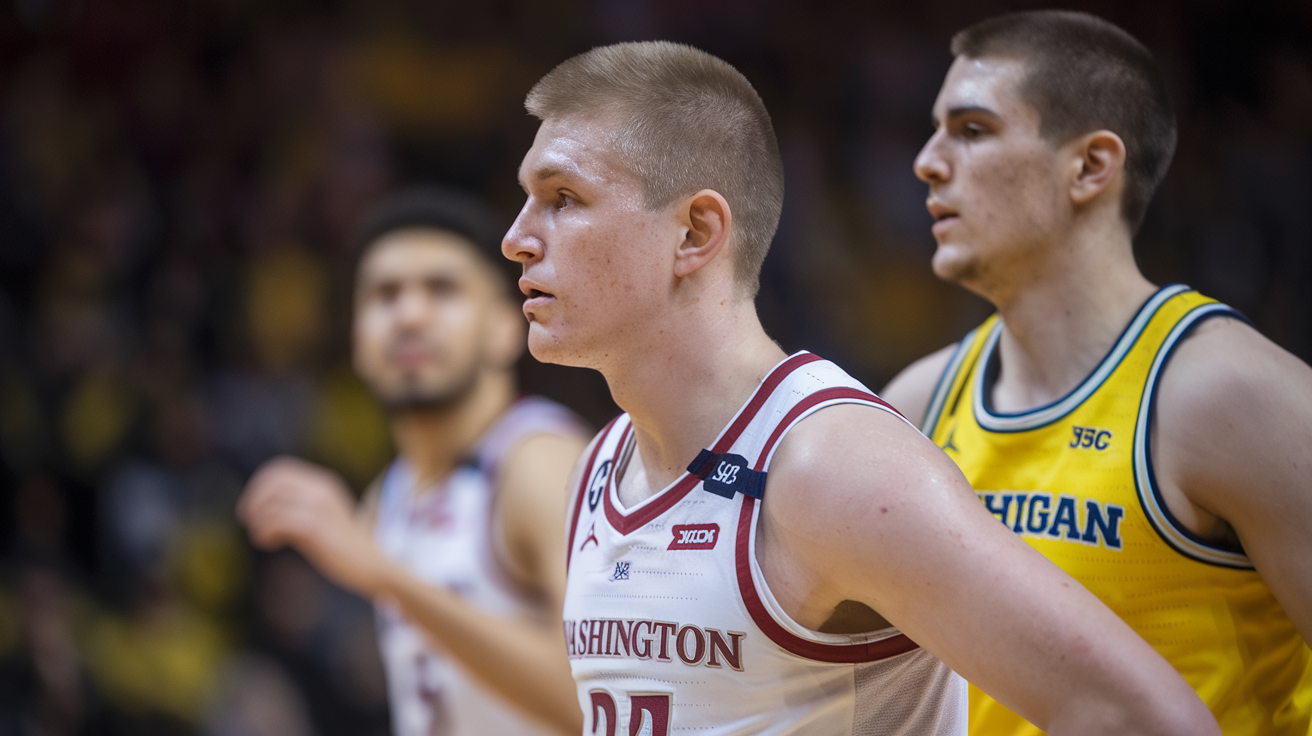 Washington Basketball vs Michigan Wolverines Men's Basketball Match Player Stats